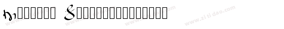 Mabrick Signature字体转换